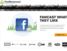 Tablet Screenshot of fannewscast.com